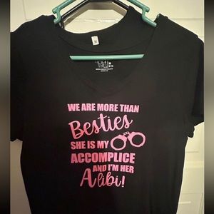 Black bestie  T-shirt